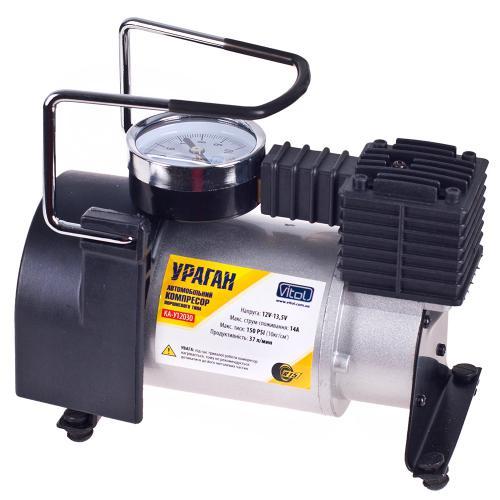Компресор "Ураган" КА-У12030 100psi/14Amp/37л/прикур.+перехідник (КА-У12030), фото 1