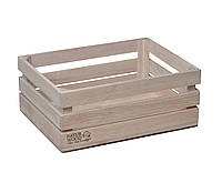 Білий дерев'яний ящик 40*30*17 см