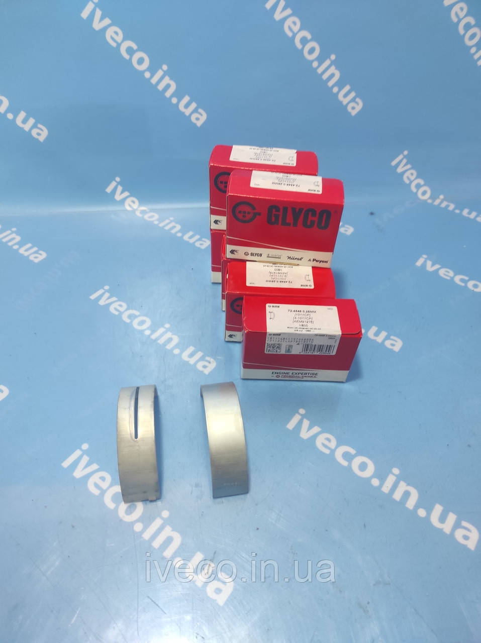 Корені вкладки Iveco EuroCargo Івеко Єврокарго 1930177 72-4546 0.25MM +0,25