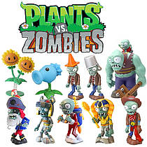 Набір Іграшок Plants vs Zombies Зомбі та Рослини 10 шт Рослини проти Зомбі (00483)