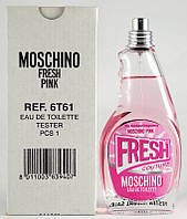 Оригінал Moschino Pink Fresh Couture 100 ml TESTER ( Москіно пінк фреш кутюр )  туалетна вода EDT