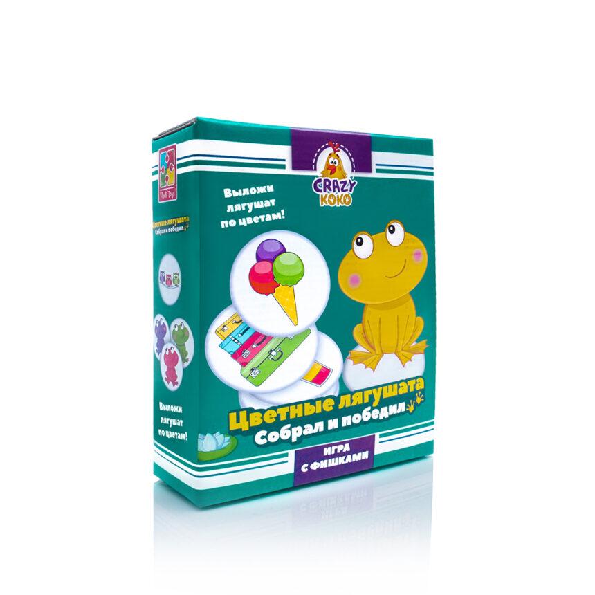 Володи-Тойс VT-8025-02 Гра Кольорові жабенята
