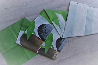 Штора для душа вузька 120*200 см Bamboo Tropik Туреччина, фото 2