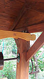 Дерев'яний колодязь "Добротний" з дубовою столешньою і дверцями. На велике кільце., фото 7