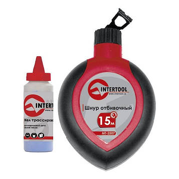 Шнур відбивний 30 м з коректором INTERTOOL MT-2506