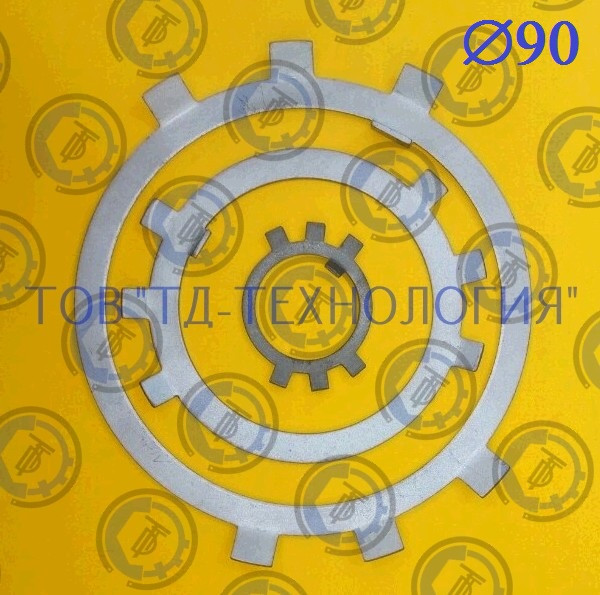 Шайба стопорна багатолапчаста Ф90 за ГОСТ 11872-89, DIN 5406.