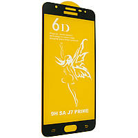 Защитное стекло 6D Premium Samsung J7 Prime G610F Galaxy