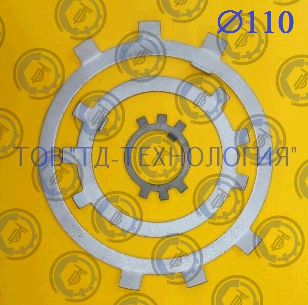 Шайба стопорна багатолапчаста Ф110 за ГОСТ 11872-89, DIN 5406.