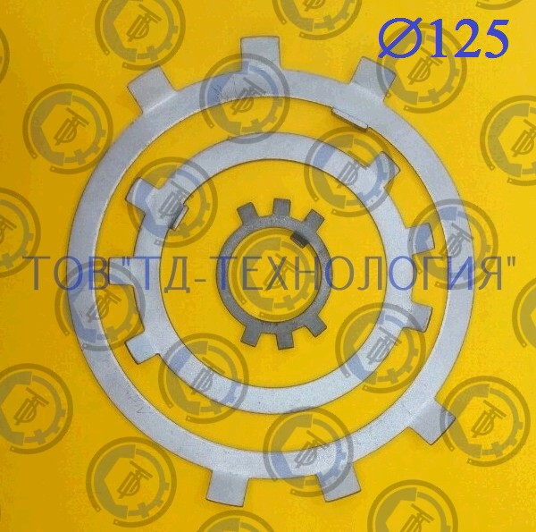 Шайба стопорна багатолапчаста Ф125 за ГОСТ 11872-89, DIN 5406.