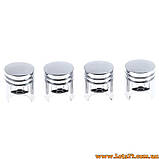 4шт Ковпачки на ніпель у формі Поршнею ковпачок колеса поршень двигуна, фото 2