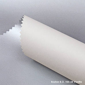 Рулонні штори. Тканинні ролети Boston Термо Blackout. Ванільний,