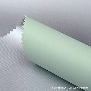 Рулонні штори. Тканинні ролети Boston Термо Blackout. Фісташковий,