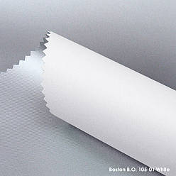 Рулонні штори. Тканинні ролети Boston Термо Blackout. Білий,