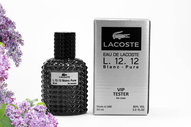 Тестер Eau De Lacoste L. 12.12 Blanc 60 мл ОАЕ, фото 1