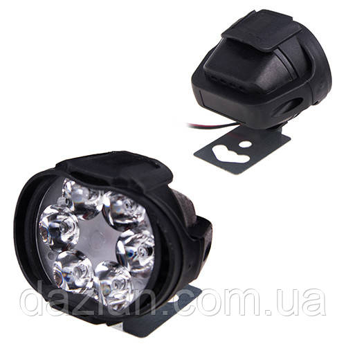 Фара прожектор AUR (6led*10w 60х50 мм) Mini пластик овал 48787 (G098)