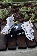 Жіночі кеди Converse Birds Star Hike Hi White Black Gum 166799C