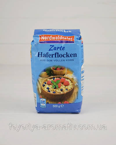 Овсянка мелкая Nordwaldtaler Zarte Haferflocken, 500гр (Германия) (ID ...