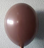 Латексна кулька коричневий какао пастель 85/149/ 10" Belbal Cocoa Brown, фото 3