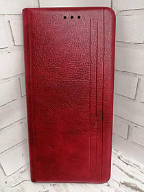 Чохол книжка для Samsung Galaxy A03s A307F бічний з підставкою протиударний Gelius червоний