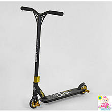 Трюковий самокат "Best Scooter" 34786(золотий),HIC-система, Пегі.