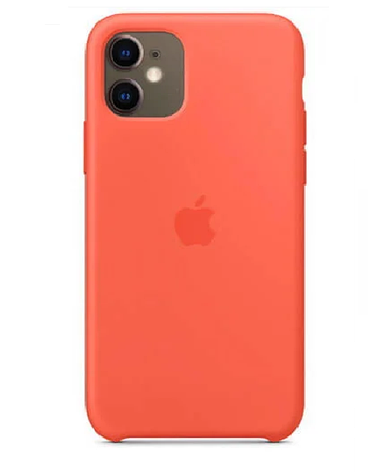 Чохол Silicone case (copy) на iPhone 11 Orange 13, фото 2