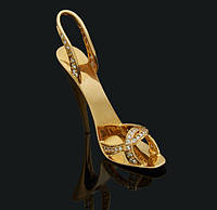 Женский кулон из желтого золота с бриллиантами С47Л1№12