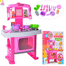 Дитяча ігрова кухня Limo Toy 661-51, звук, світло, розміром 61-42-25см