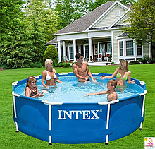 Каркасний басейн Intex 28202 фільтр-насос,305-76 см