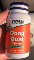 Донг Квай NOW Dong Quai 520 mg 100 капсул вегетаріанських