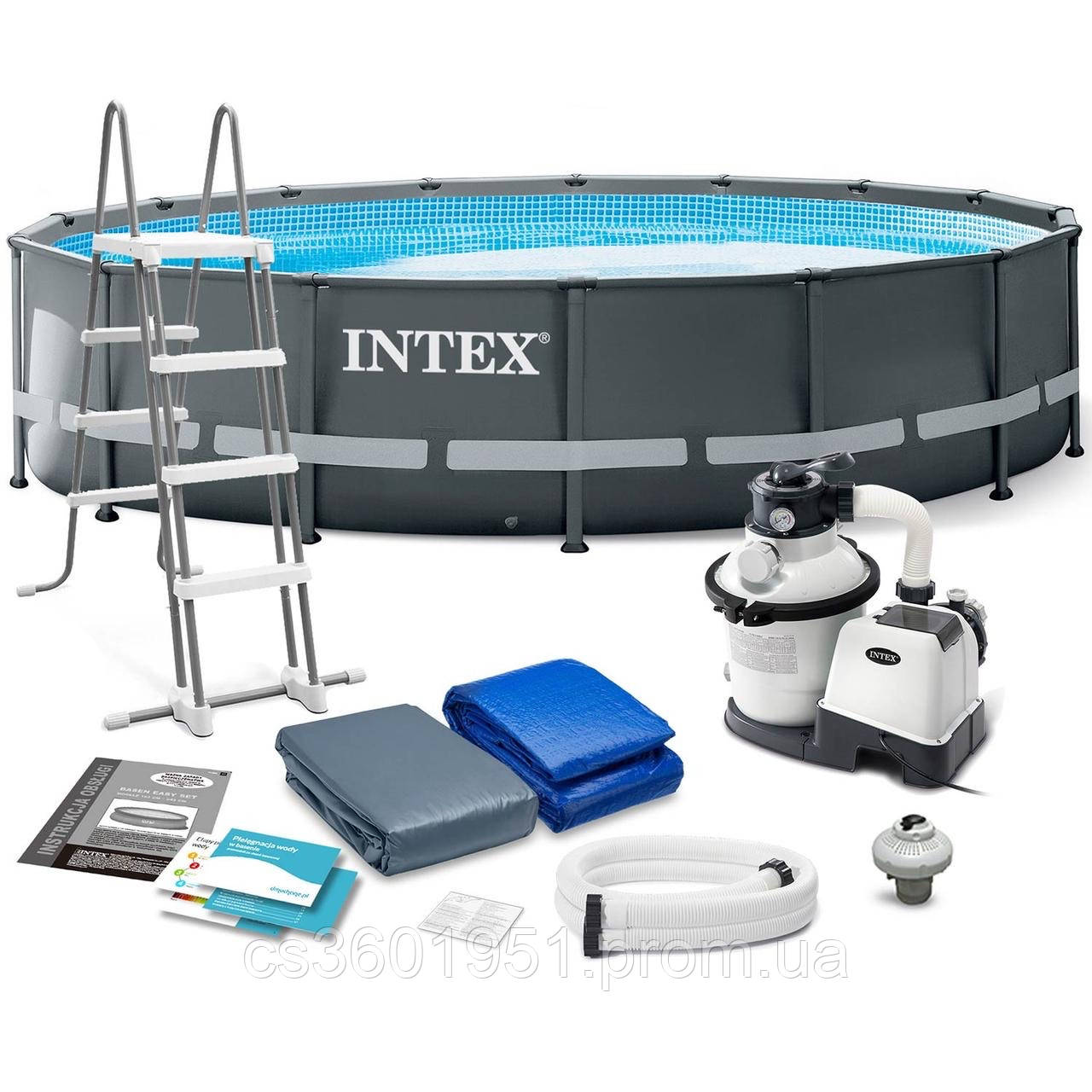 Каркасний басейн 26326 "Intex" 488x122 см