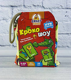 Гра в мішечку Crazy Coco "Крокошоу" (укр. мова) VT8077-10 Vladi Toys Україна