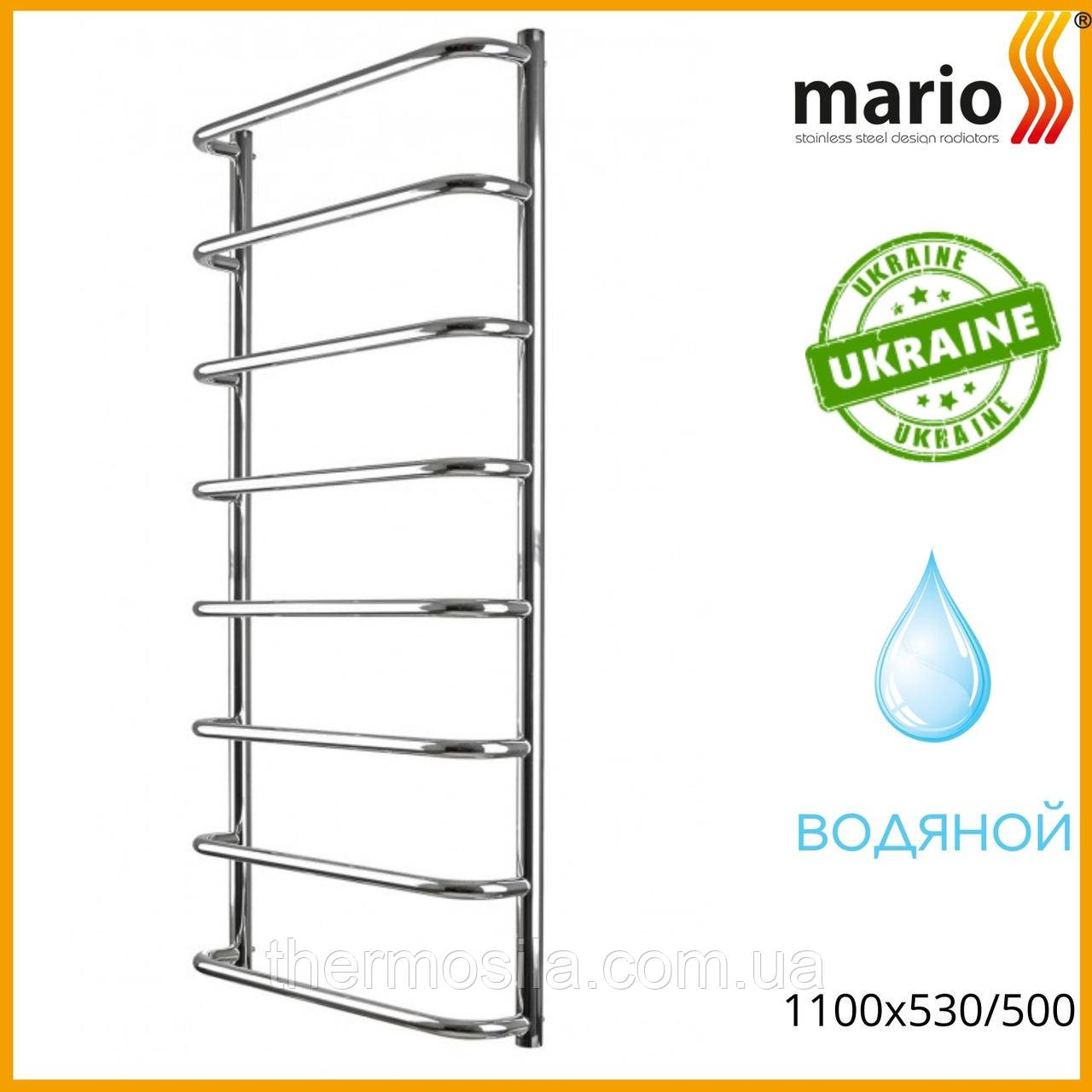 Полотенцесушитель водяній Стандарт НР 1100х530/500 Mario, фото 1
