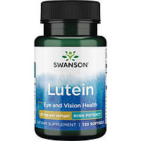 Лютеїн, Swanson, Lutein, 20 мг, 120 капсул