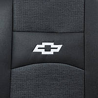Чохли мод.Chevrolet Laccetti / Gentra SD-Combi 04- Чорно-Сірий "АвтоСвіт" - з підголовниками