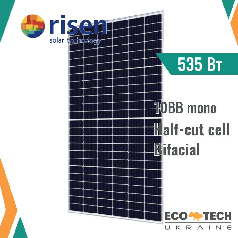 Сонячна панель Risen RSM144-9-535BMDG 535 Вт