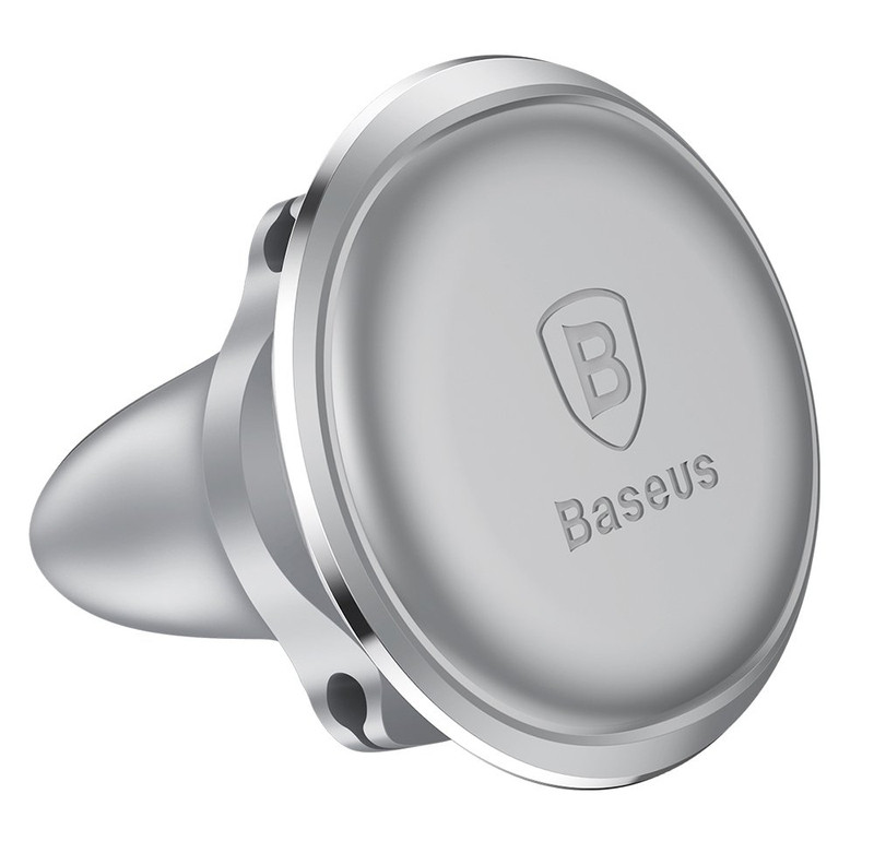 Магнітний автотримач Baseus Magnetic Air Vent Mount (SUGX-A) Silver