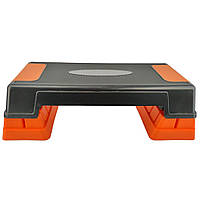 Степ-платформа LEXFIT оранжево-чорна