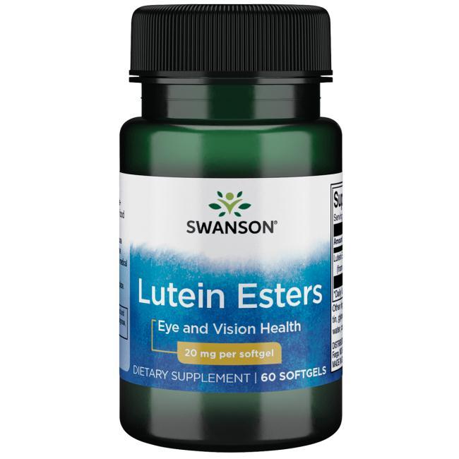 Лютеїн для очей, Lutein Esters, Swanson, 20 мг, 60 капсул