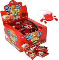 Жувальна гумка Shock2shock (з рідким центром з ароматом вишні ) 100 шт/упаковка для дорослих і дітей.