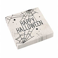 Серветки Happy Halloween павутина 16шт/уп 9911670