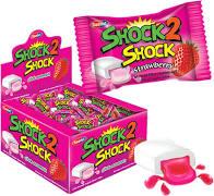 Жувальна гумка Shock2shock (з рідким центром з ароматом полуниці ) 100 шт