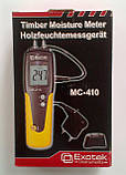 Вологомір деревини Exotek MC-410 (6-99%; -35...+80°C) з виносним датчиком температури і вологості. Німеччина, фото 7