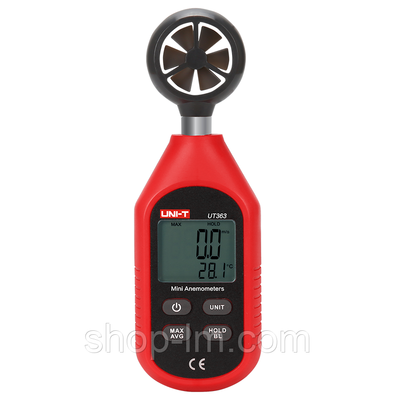 Анемометр UNIT UT363 (0,8-30 м/с; -10...+50 ℃)