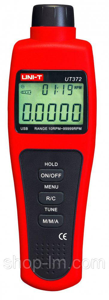 Безконтактний лазерний тахометр UNIT UT372 (від 10 до 99999 об./хв) з USB-інтерфейсом