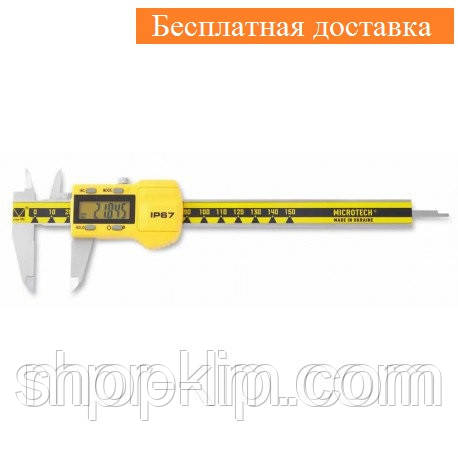 Штангенциркуль цифровий ШЦЦС-150-0,005 IP-67 (±0,03 мм; RS-232) ISO 17025