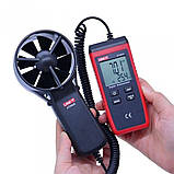 Анемометр Uni-t UT363S (от 0,4 м/с до 30 м/с; ±0,01 м/с; от -10ºC до 50ºC) Цена с НДС, фото 3