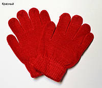 Перчатки детские на 2-4 года Красный