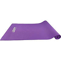 Килимок для фітнесу (килимок для йоги, мат) LEXFIT 0,5 см, фіолетовий