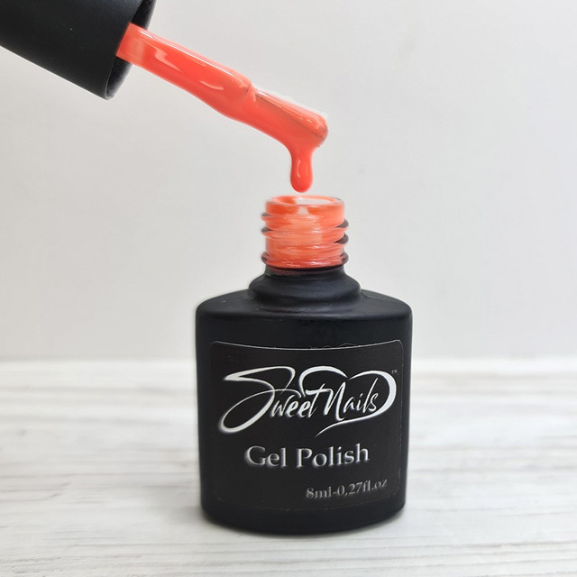 Гель лак для ногтей Sweet Nails оранжевый 