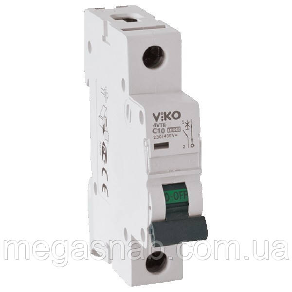 Автоматичний вимикач VIKO 1р 10А С